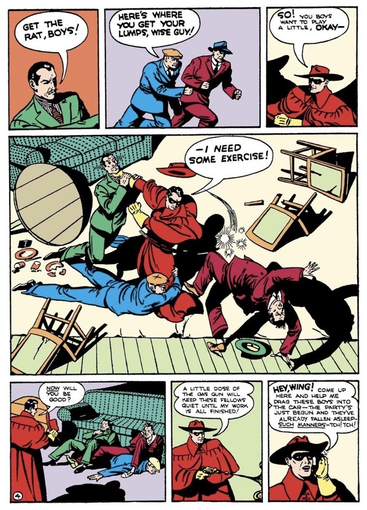 Extrait de crimson avenger, en anglais.