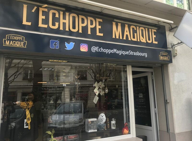 Entrée de l'Echoppe Magique à Strasbourg