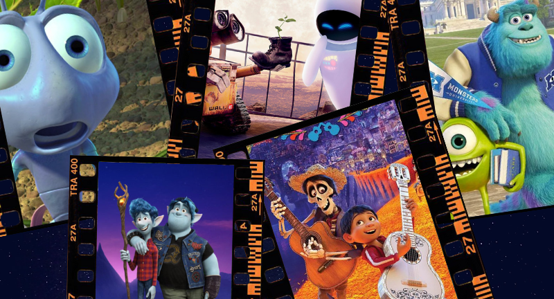 Les 5 Disney Pixar : 1001 pattes, En avant, Wall-E, Coco et Monstres Academy