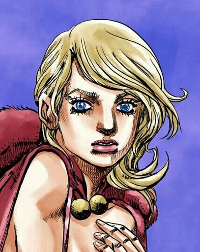 Lucy est blonde, avec de grands yeux bleus innocents et une petite robe rose. Elle est coiffée et habillée simplement, et fait vraiment "petit ange".