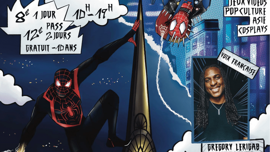 miniature de l'affiche de l'aka to kin 2026 avec grégory lerigab et des spiderman