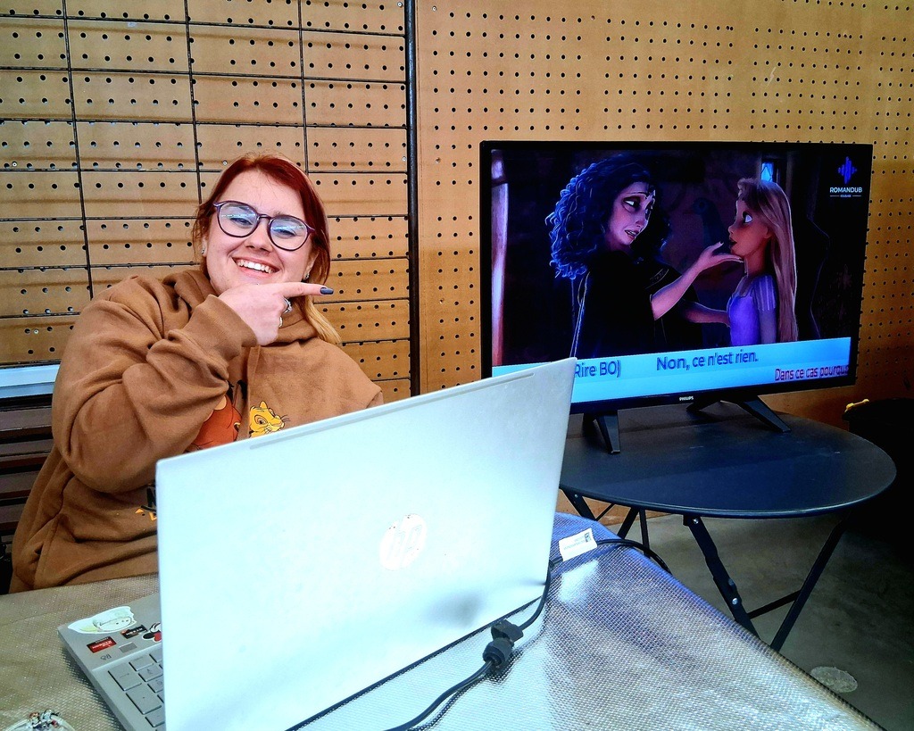 Vox Poulpi à son stand